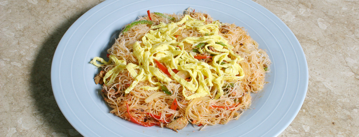 Fried Vermicelli And Sardines