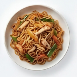 Pulled Chicken Mee Goreng