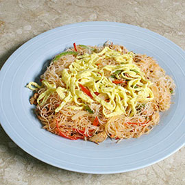 Fried Vermicelli And Sardines