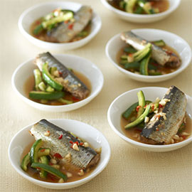 Pickled Cucumber And Sardines
